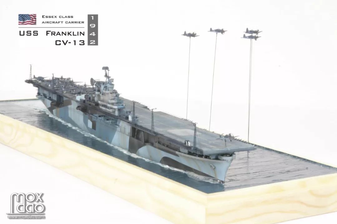 富兰克林号航空母舰模型,探索与体验,富兰克林号航空母舰模型,探索与体验之旅