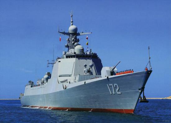 探索中国海军的骄傲,172号驱逐舰图片,中国海军骄傲,揭秘172号驱逐舰图片风采