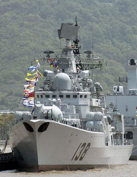 现代级驱逐舰138舰，中国海军的骄傲，现代级驱逐舰138舰，中国海军的荣耀之盾