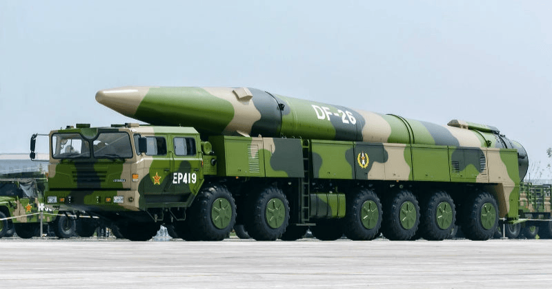 东风一26，中国战略导弹的杰出代表，东风一26，中国战略导弹的杰出代表亮相世界舞台