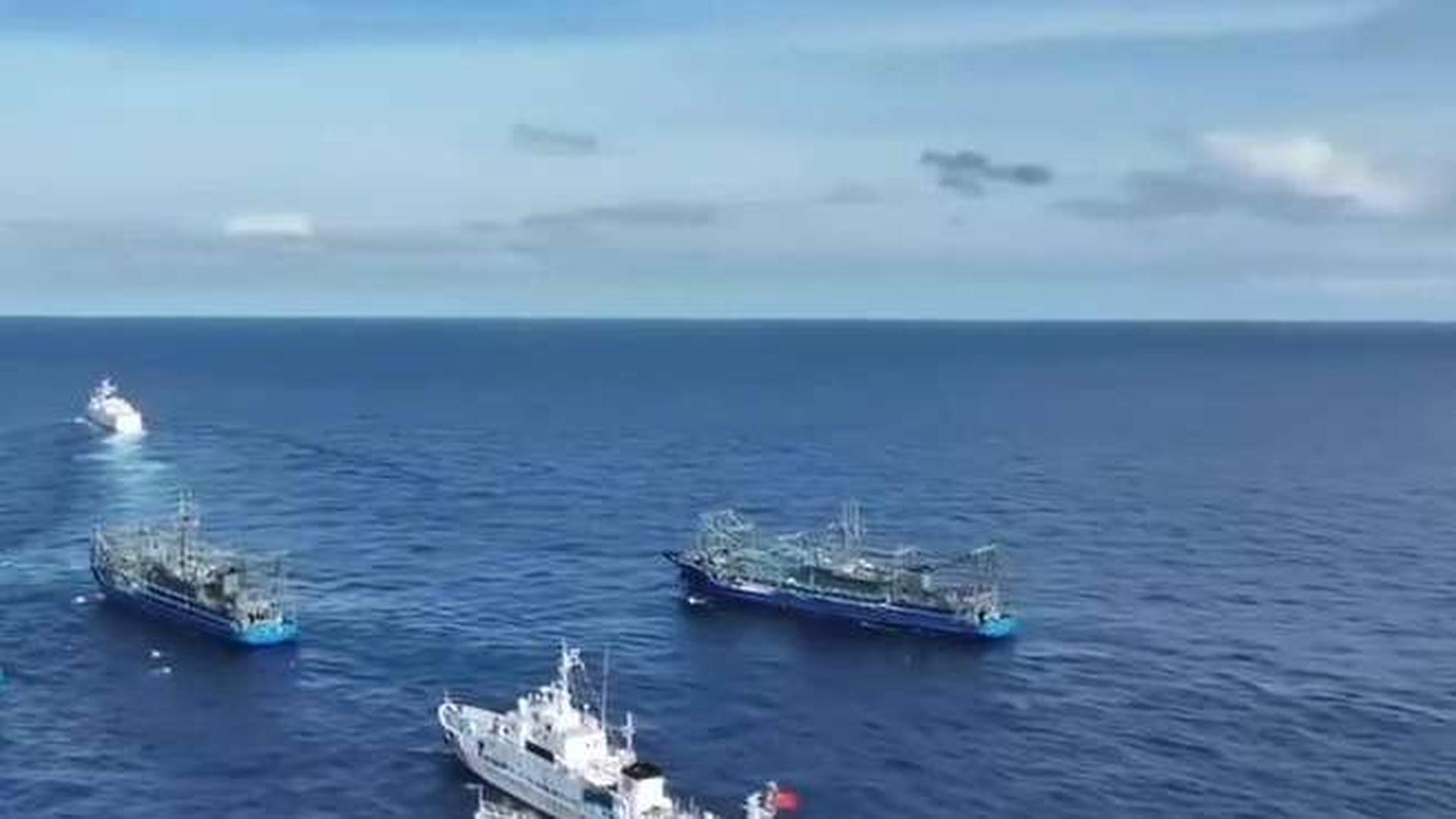 南海局势的最新动态,一场无声的战争图片背后的真相,南海局势最新动态揭秘,无声战争背后的真相图片展示