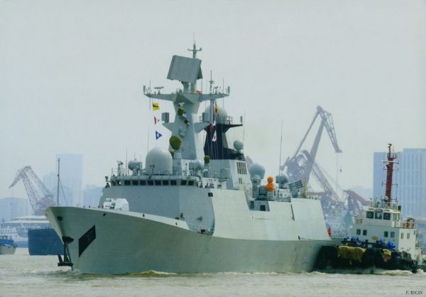 中国海军再添新力量,054型护卫舰又开建,中国海军再添新力量,054型护卫舰续建启航