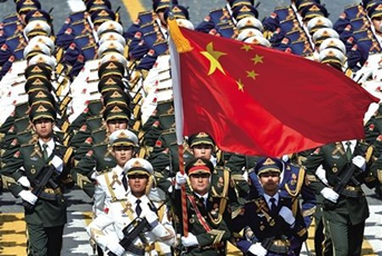 阅兵式中的三军仪仗队，一幅生动的历史画卷，阅兵式中的三军仪仗队，历史画卷的生动展现