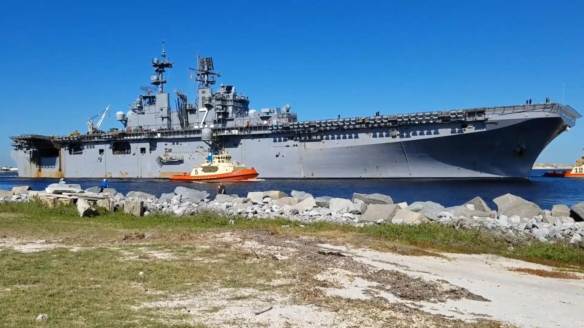 黄蜂级两栖攻击舰,被拆除的7号舰揭秘,黄蜂级两栖攻击舰7号舰揭秘,揭秘拆除背后的故事