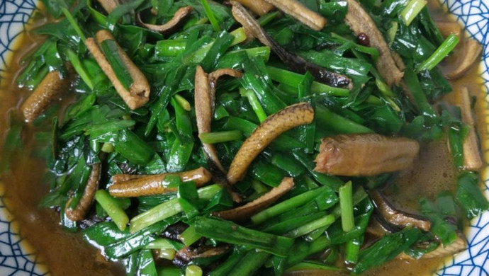 韭菜炒黄鳝,一道美味佳肴的烹饪艺术,韭菜炒黄鳝,烹饪艺术与美味佳肴的完美结合